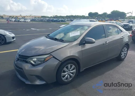 2015 Toyota Corolla Le from USA, damaged, VIN 5YFBURHE9FP335953